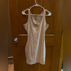 SPANX Assets Red Hot Label Nude Colored Shape-wear Tank Slip Dress Size Medium